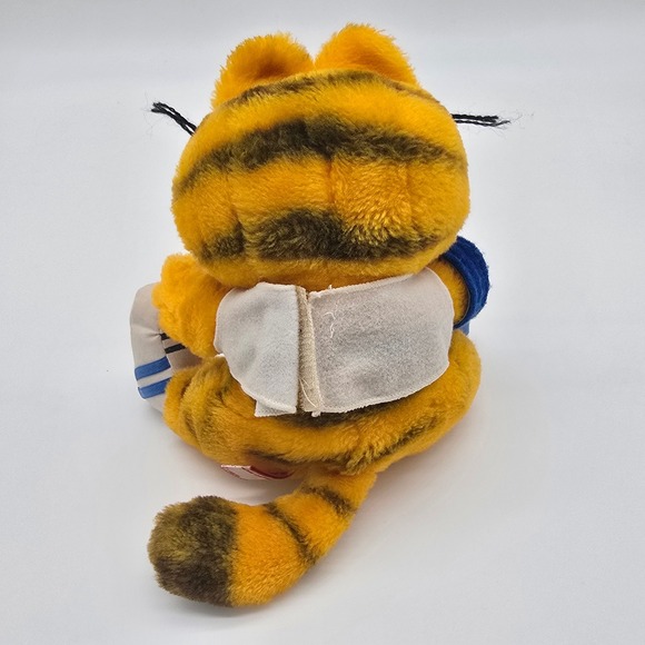 Vintage Garfield No Sweat Plush Doll Dakin 1981 Stuffed Toy Collectible - Picture 3 of 11